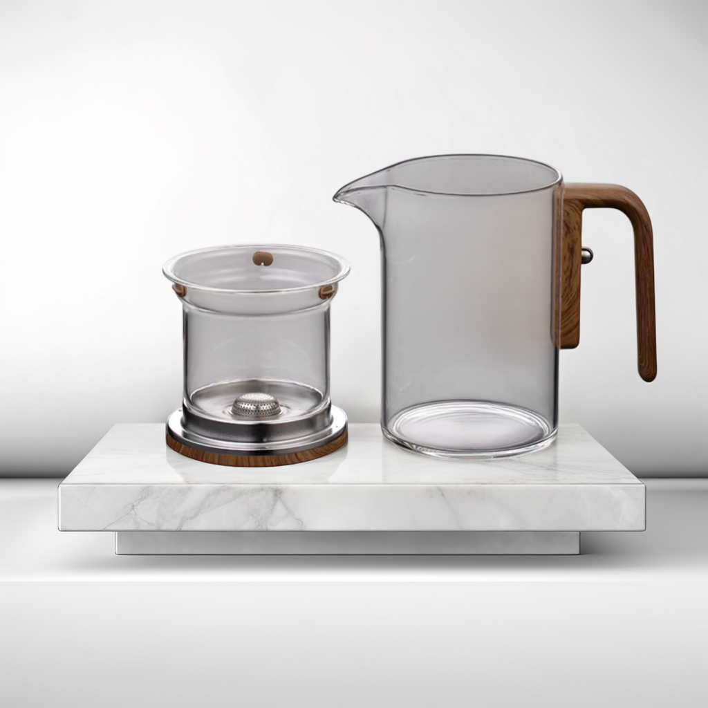 Monvos Teapot – 600ml Magnetic Infuser | One-Click Pour, No Spills